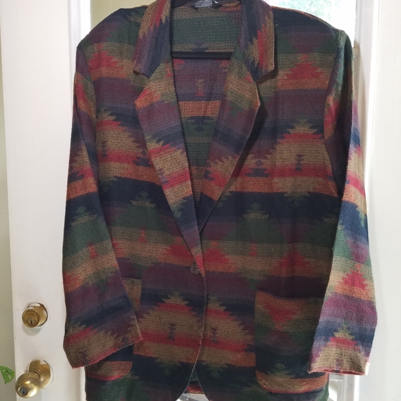 Vintage Southwest Blazer - Picture 2 of 3